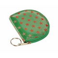 3D Lenticular Rondo Coin Purse (Green/Red Stars)